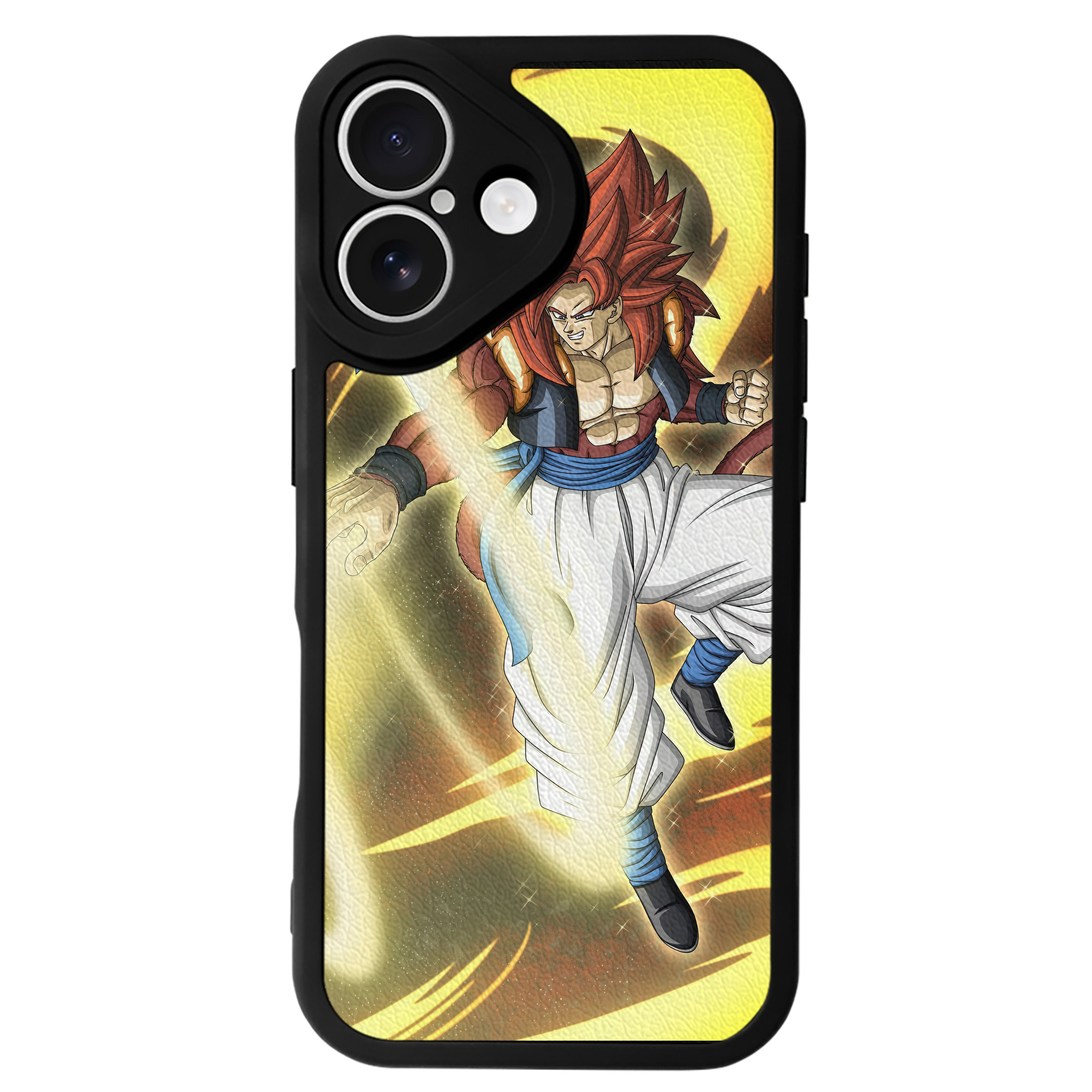 （画像用） ドラゴンボール DRAGON BALL 【iPhone 16シリーズ対応】シリコンスマホケース（レザー調） 材質：シリコン